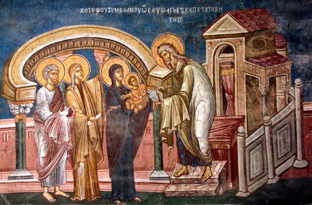 15 лютого Українська Православна Церква відзначає Стрітення Господнє