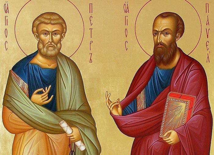 12 липня Українська Православна Церква відзначає день пам’яті святих апостолів Петра і Павла