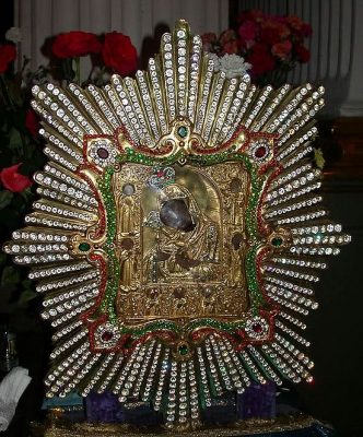 Icon of the Mother of God of Pochaev.