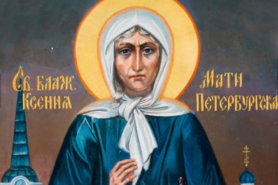 Blessed Xenia icon